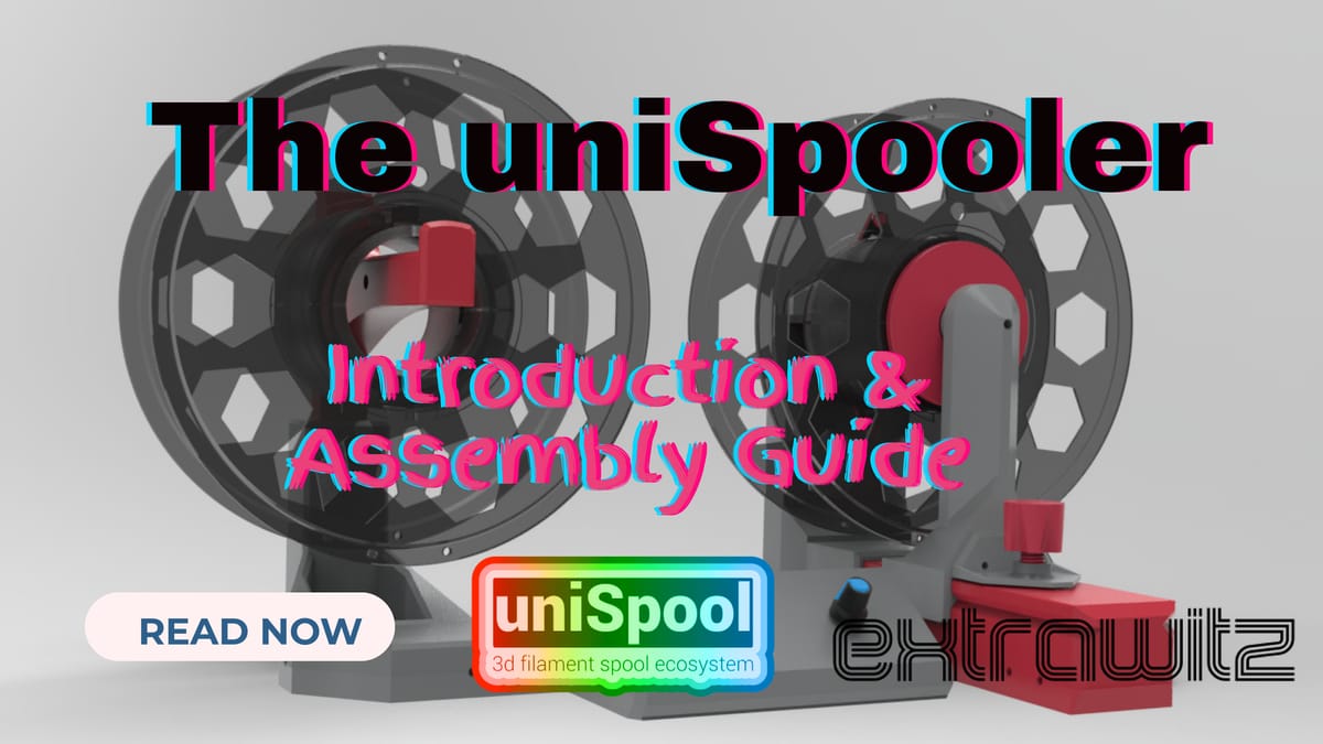 The uniSpooler - 3D printed motorized filament spool winder