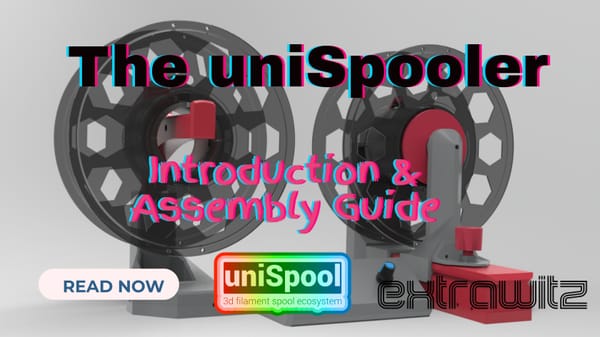 The uniSpooler - 3D printed motorized filament spool winder